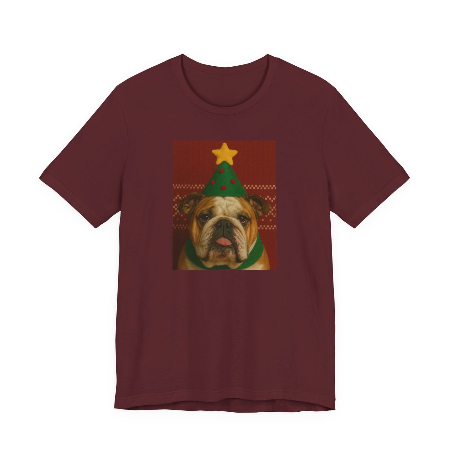 Festive Dog Christmas Tee, Cute Holiday T-Shirt, Unisex Pet Lover Gift, Funny Pet Design, Christmas Apparel - Riff Raff Wear