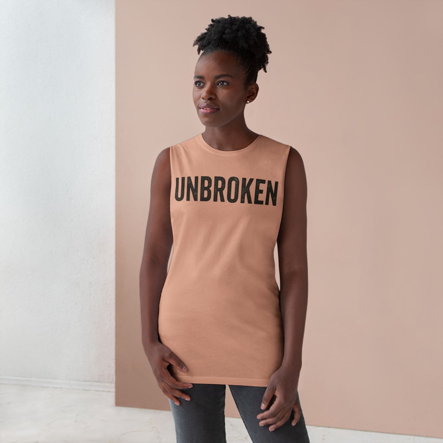 Unisex Unbroken Tank - Motivational Workout Apparel - Riff Raff Wear