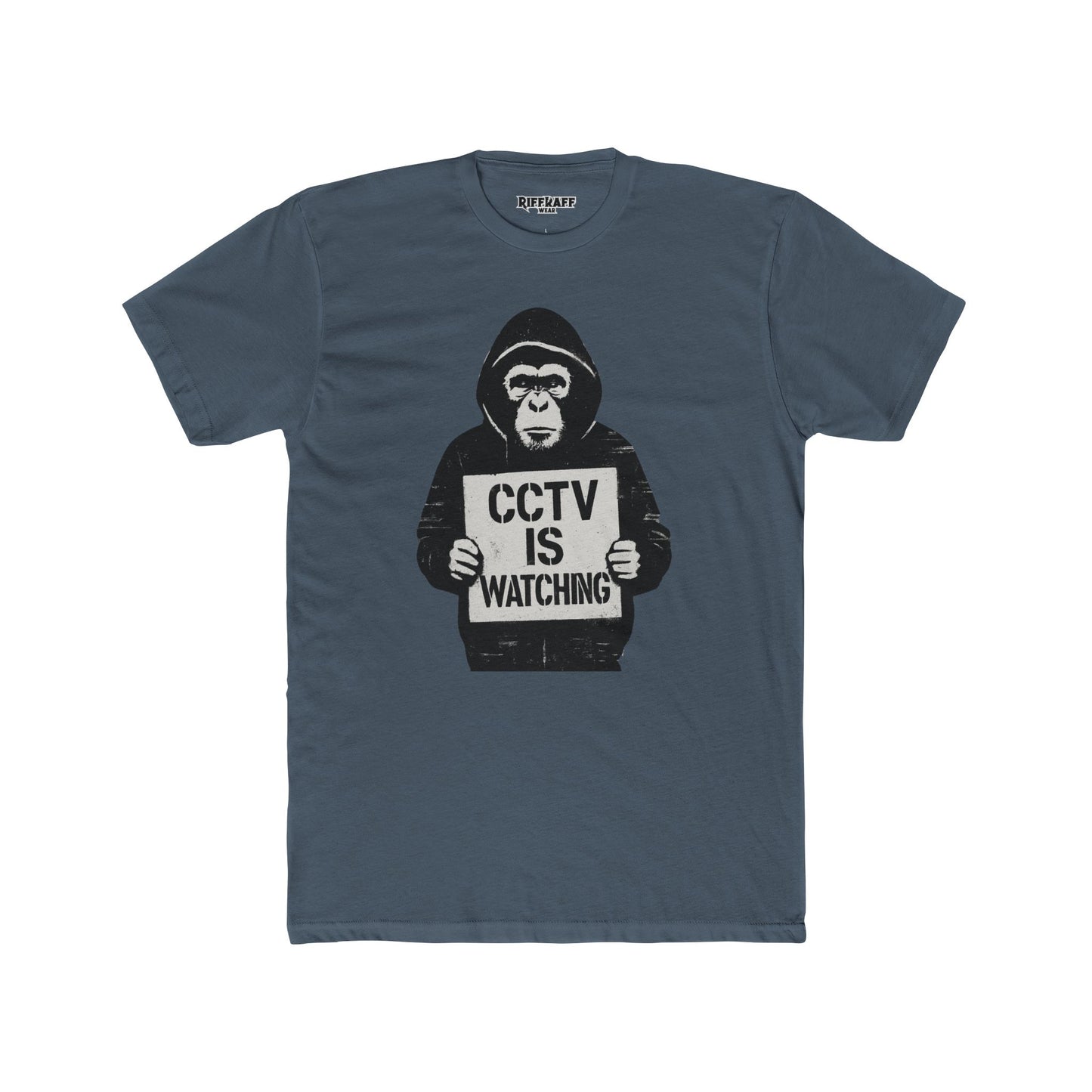 CCTV is Watching APE Unisex Crew Tee Casual Wear - Riff Raff Wear