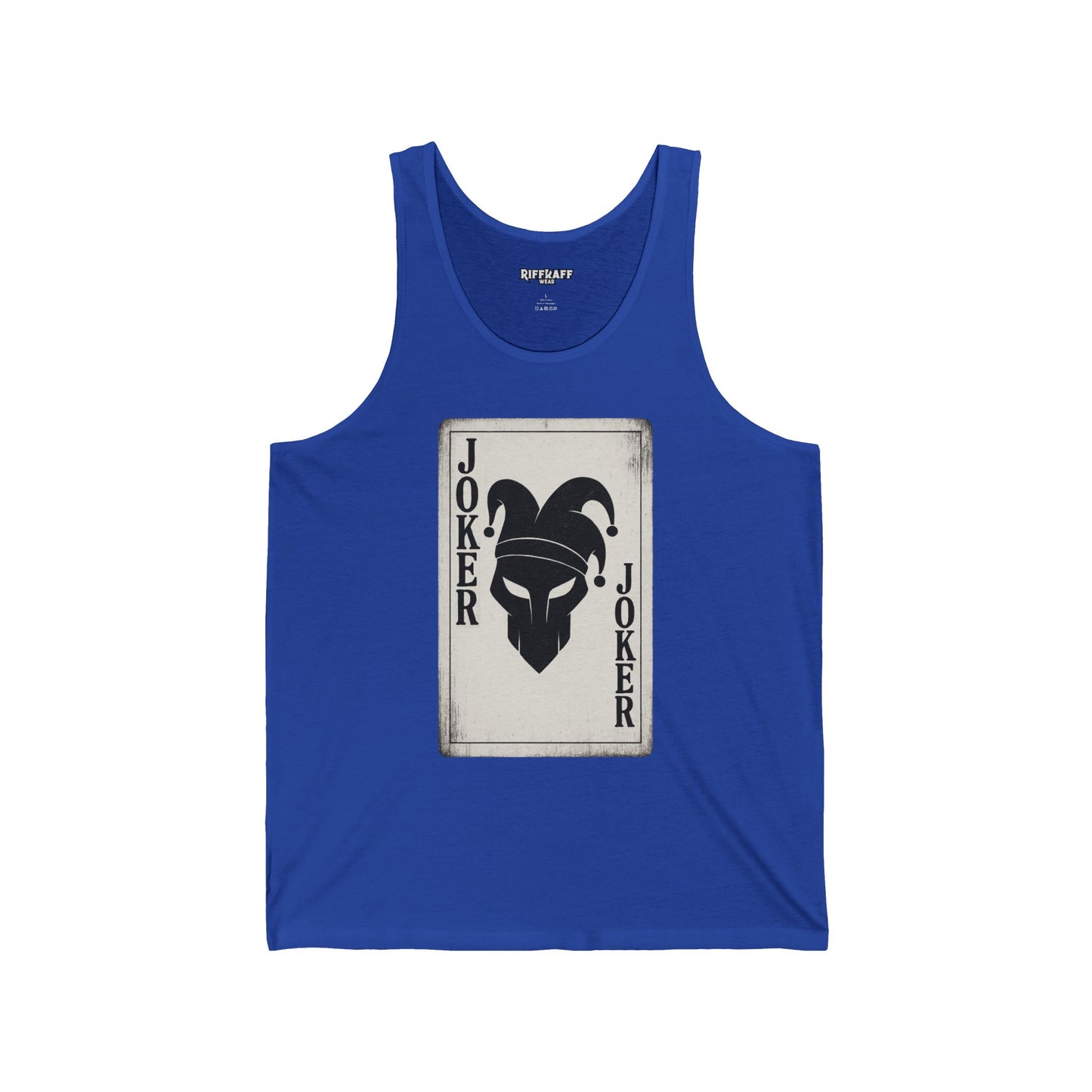 Joker Inspired Unisex Jersey Tank for Casual Style - REBEL REPUBLIC - Riff Raff Wear
