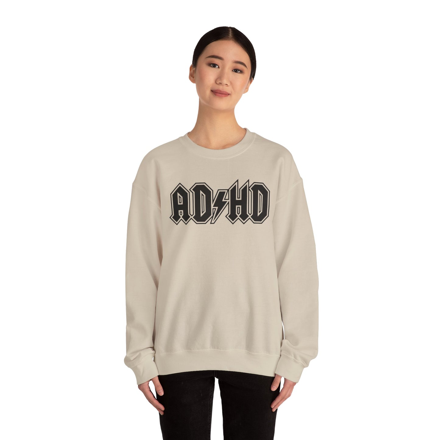 ADHD Graphic Crewneck Sweatshirt - Riff Raff Wear