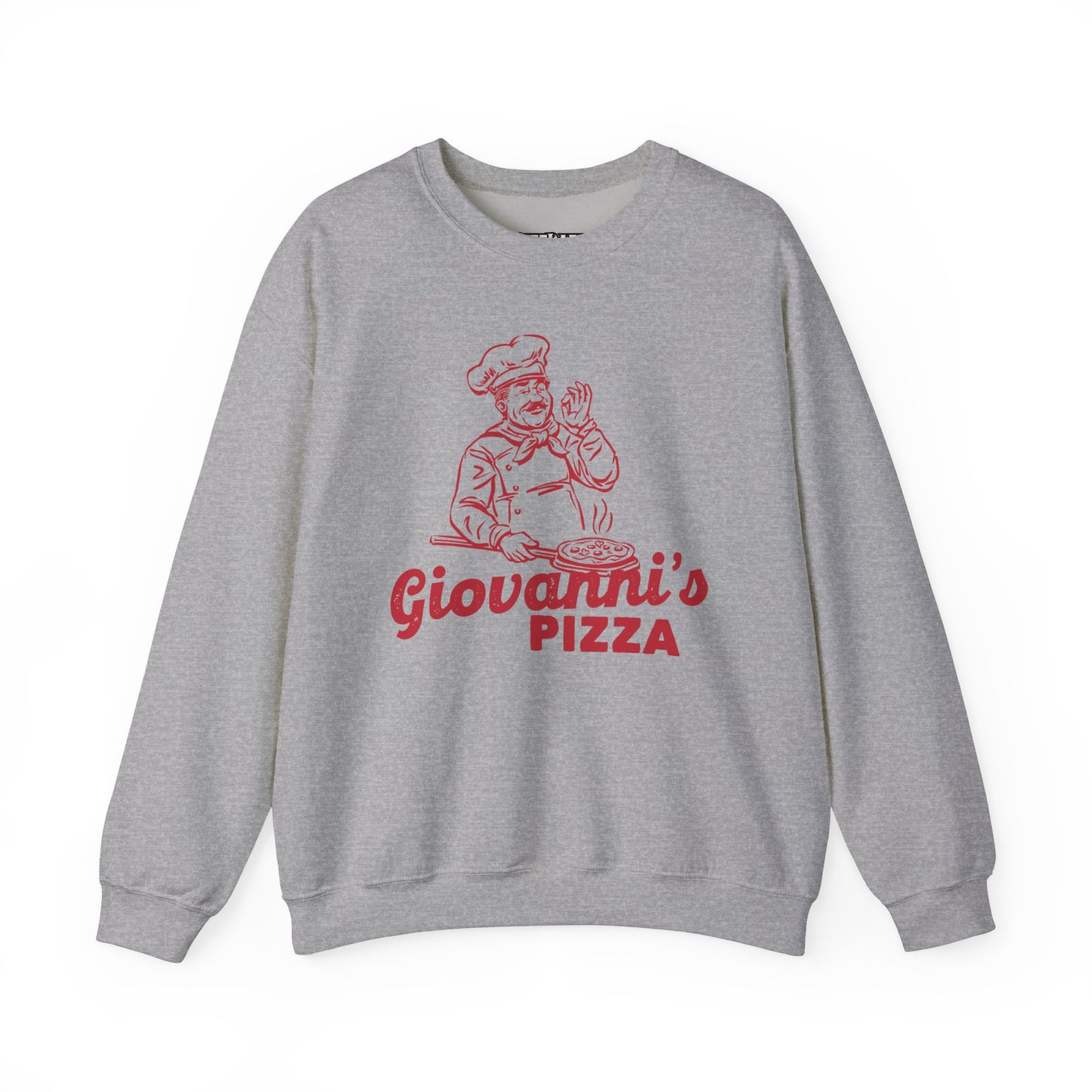 Giovanni's Pizza Unisex Crewneck Sweatshirt - Perfect for Pizza Lovers - Riff Raff Wear