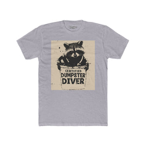 Certified Dumpster Diver Unisex Crew Tee, Funny Animal Shirt, Eco-Friendly Gift - Riff Raff Wear
