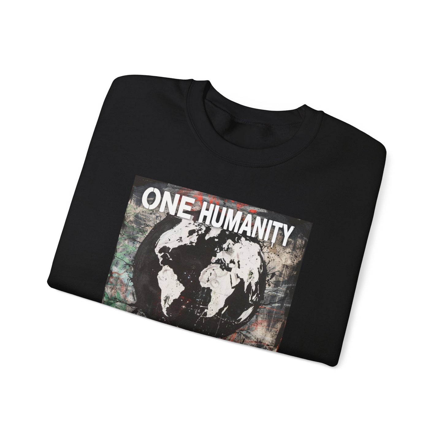 One Humanity Unisex Crewneck Sweatshirt - Comfortable & Stylish - Riff Raff Wear