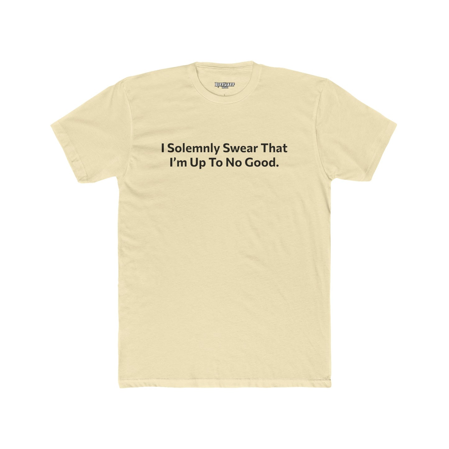 Unisex Cotton Crew Tee - 'I Solemnly Swear That I'm Up To No Good' Shirt - Riff Raff Wear
