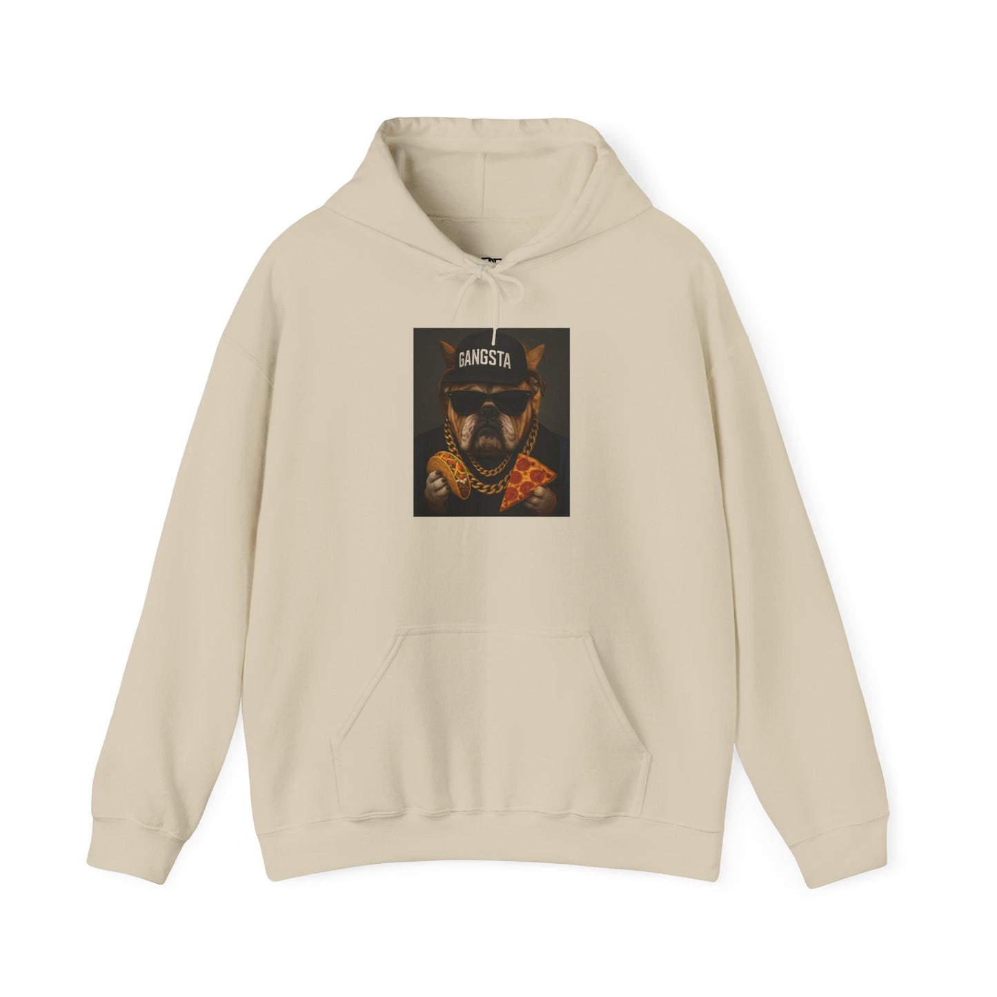 Gangsta Dog Hoodie - Unisex Heavy Blend™ Sweatshirt - Riff Raff Wear