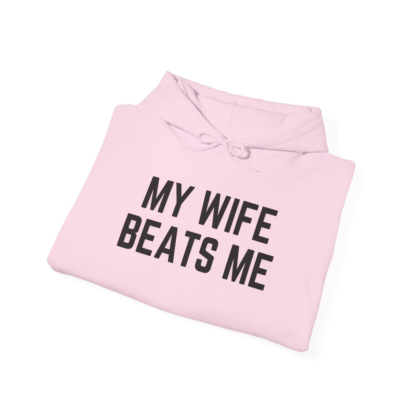 Funny Wife Humor Hoodie - Unisex Heavy Blend Sweatshirt for Couples - Riff Raff Wear