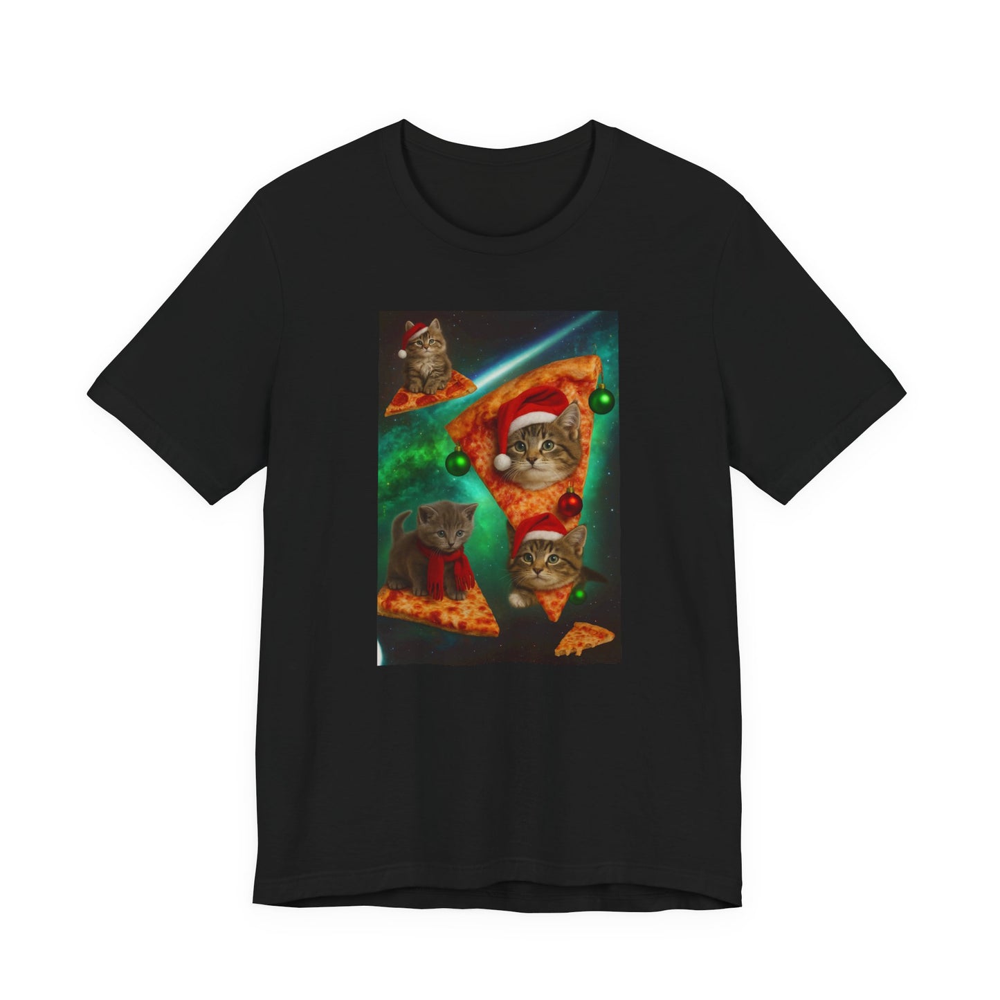Pizza Cat Unisex Tee, Funny Cat T-Shirt, Cat Lover Gift, Cute Pet Apparel, Trendy Pizza Shirt, Cool Cat Design - Riff Raff Wear