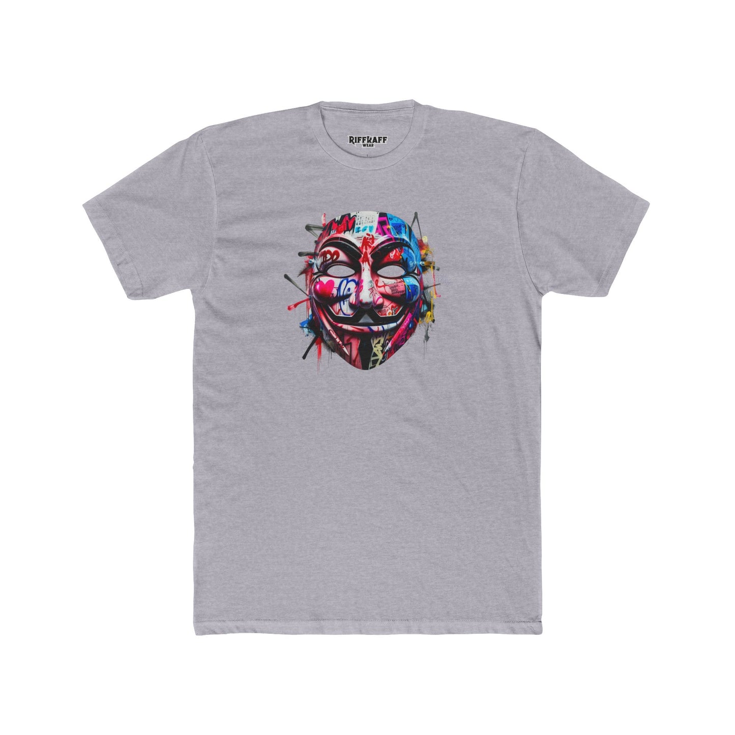 Streetwear T-Shirt - Graffiti Mask - Riff Raff Wear