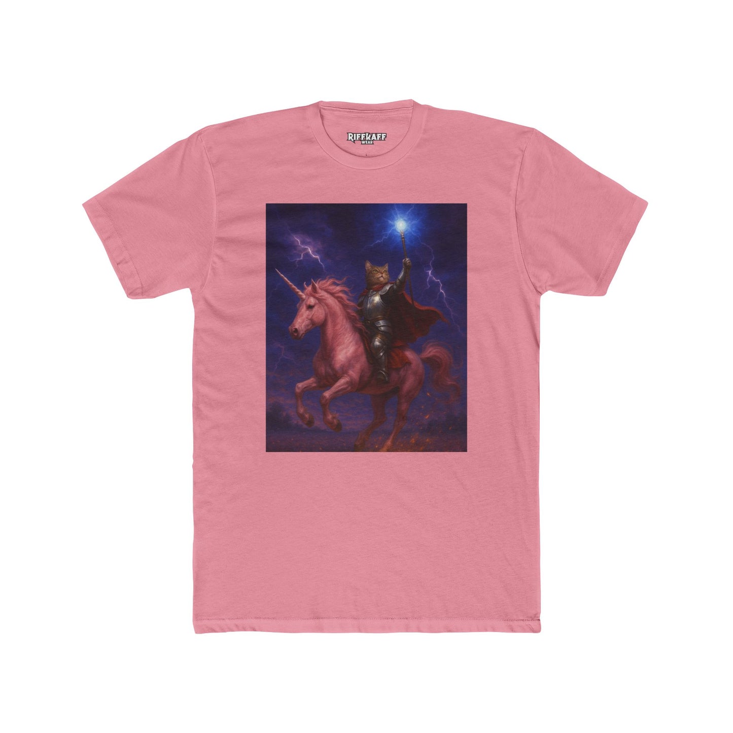 Epic Unicorn Warrior Unisex Cotton Crew Tee – Fantasy Tee for Animal Lovers - Riff Raff Wear