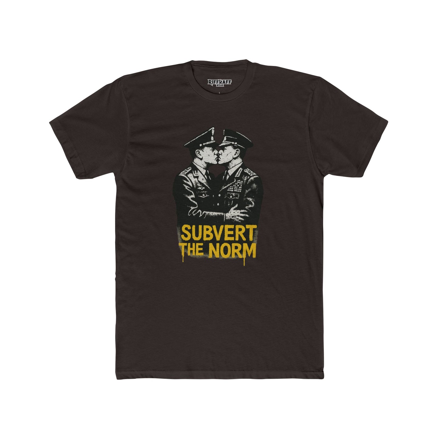 Unisex Cotton Crew Tee - "Subvert The Norm" Riff Raff Wear