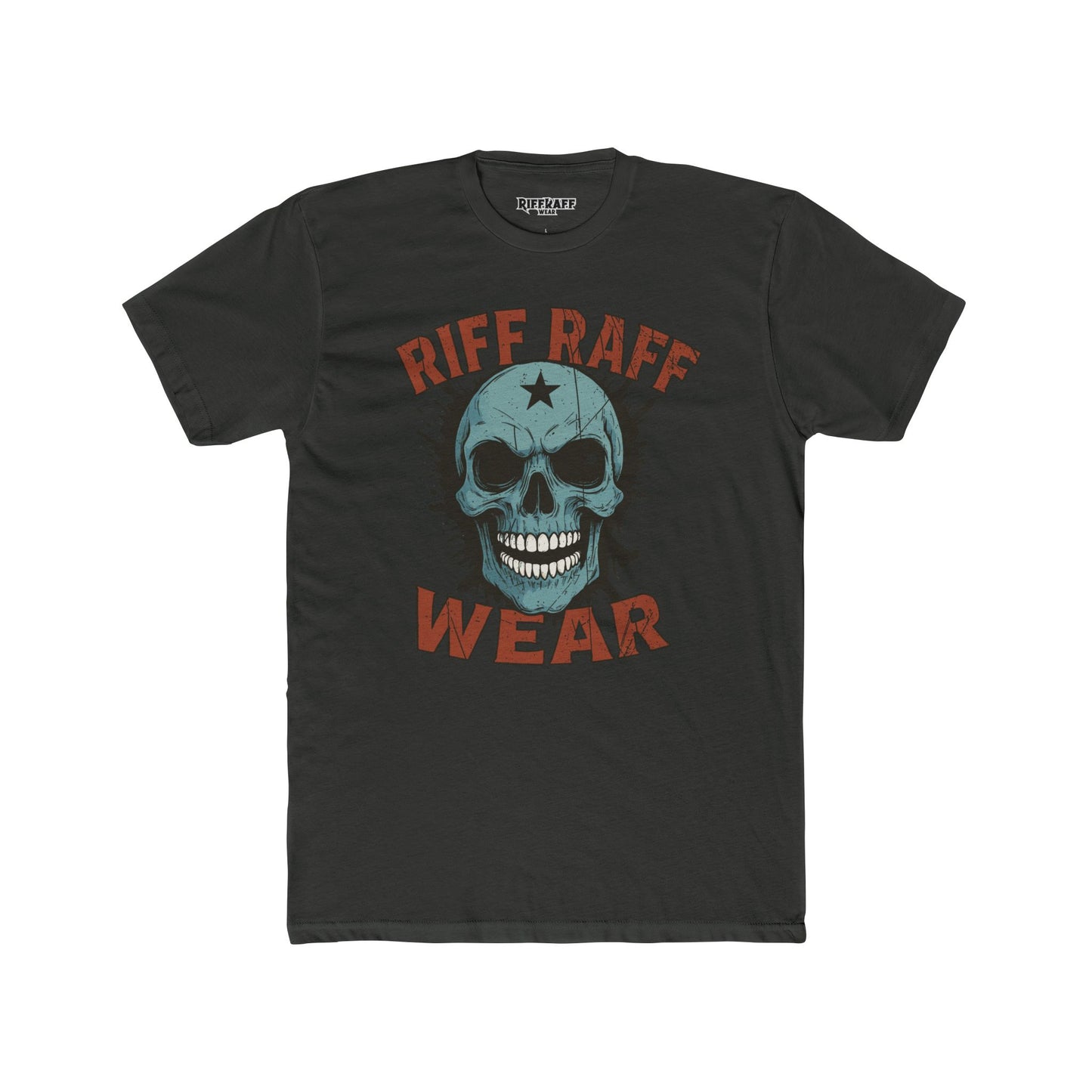 Skull Graphic Unisex Cotton Crew Tee Riff Raff Wear