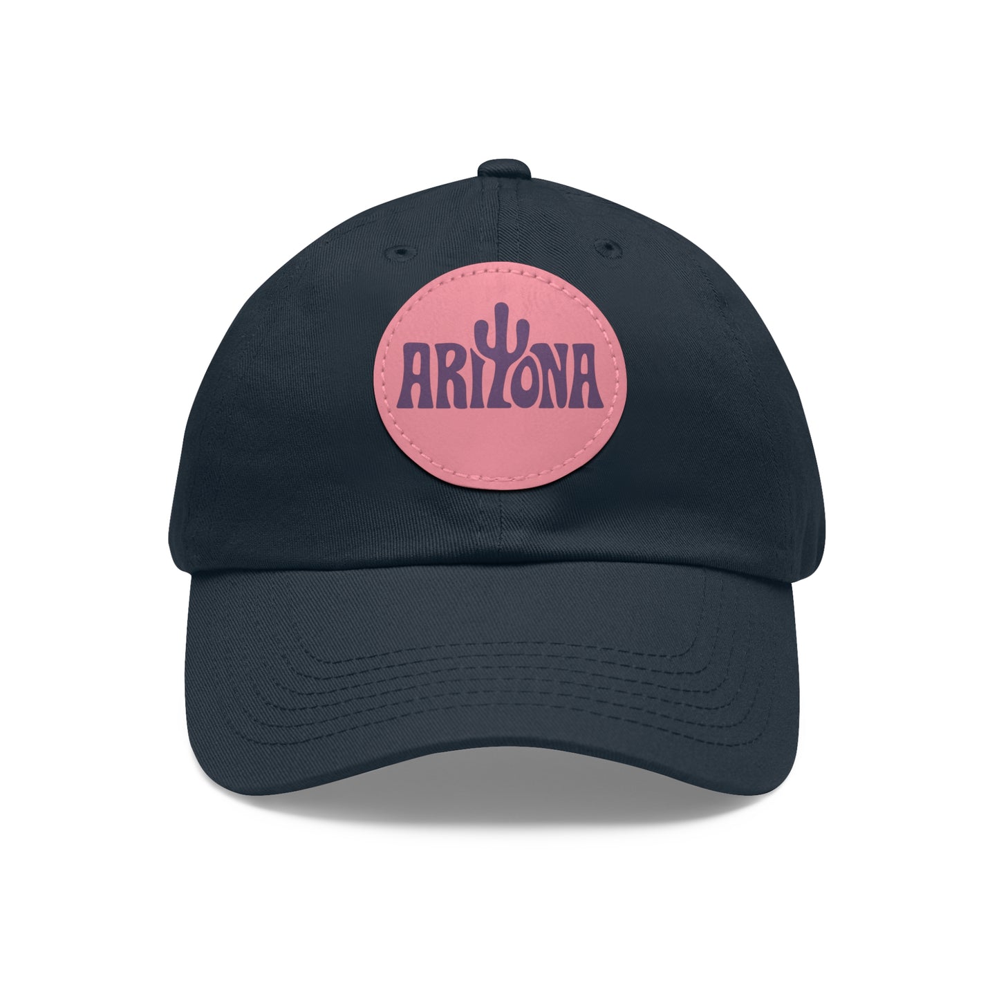Arizona Dad Hat with Leather Patch - Casual & Stylish Cap