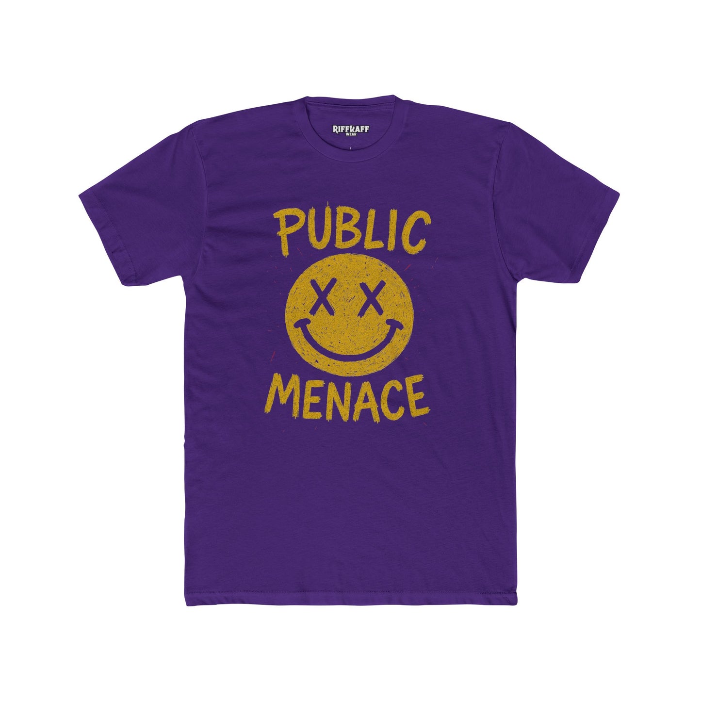 Unisex Cotton Crew Tee - Public Menace Graphic T-Shirt for Casual Style - Riff Raff Wear