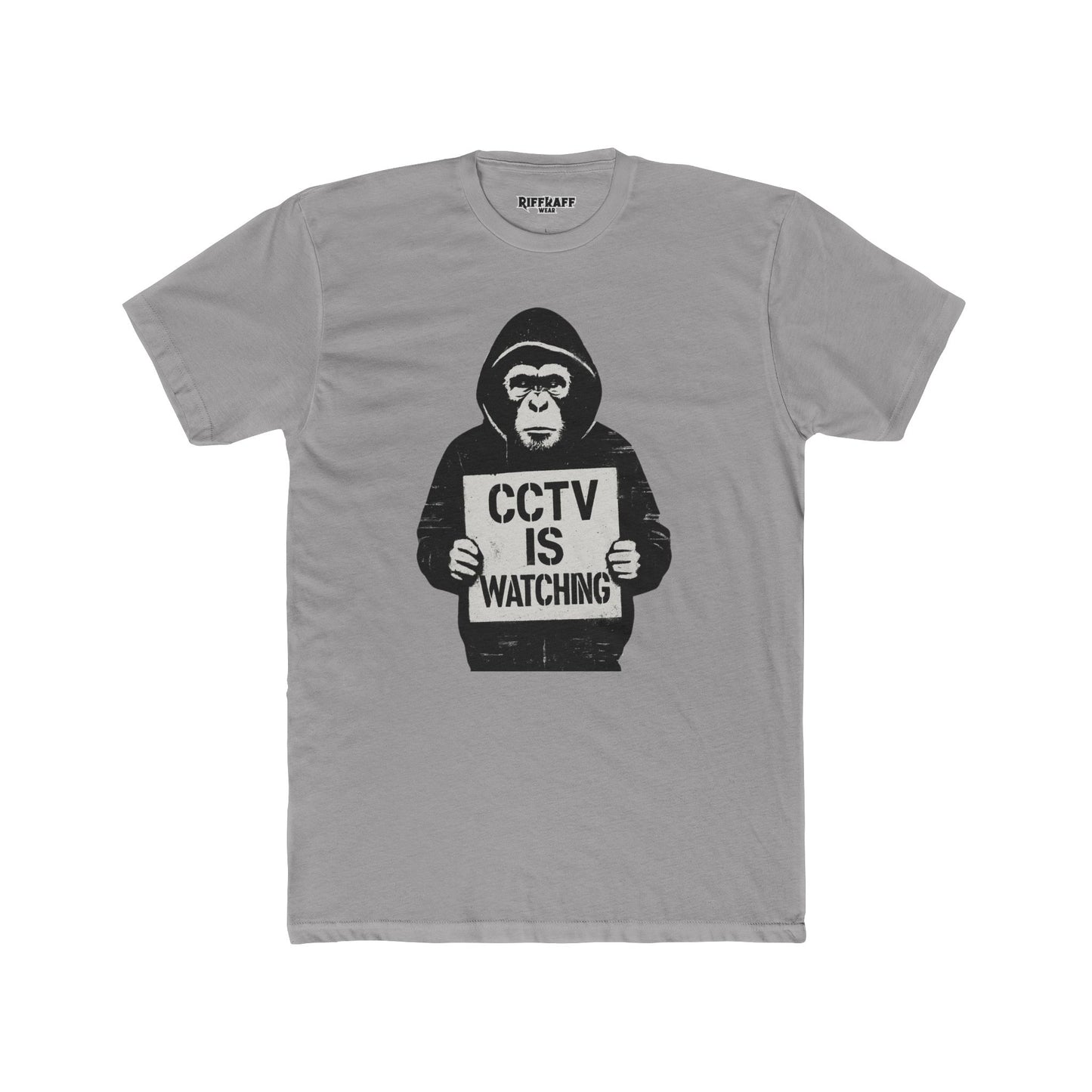CCTV is Watching APE Unisex Crew Tee Casual Wear - Riff Raff Wear