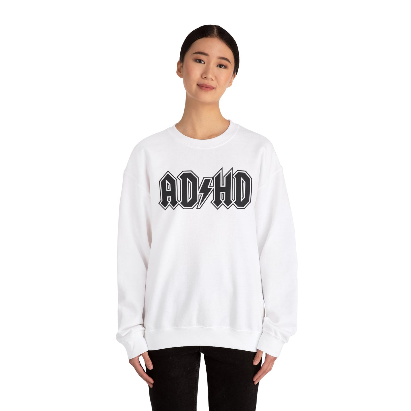 ADHD Graphic Crewneck Sweatshirt - Riff Raff Wear