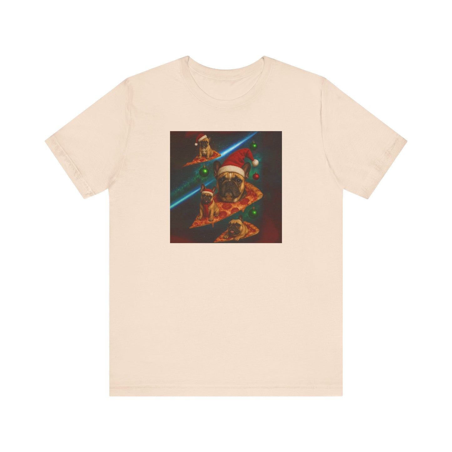 Festive Pet-Themed Short Sleeve Tee, Christmas Gift, Dog Lover Shirt, Holiday Humor T-Shirt, Fun Seasonal Fashion - Riff Raff Wear