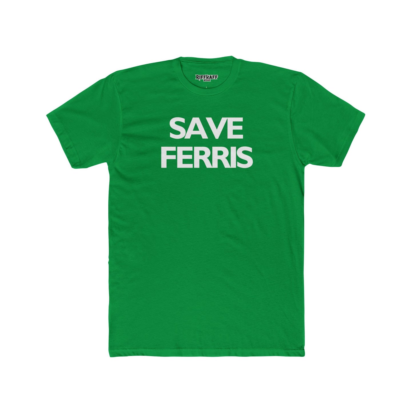 Vintage Style Save Ferris Unisex Cotton Crew Tee - Riff Raff Wear