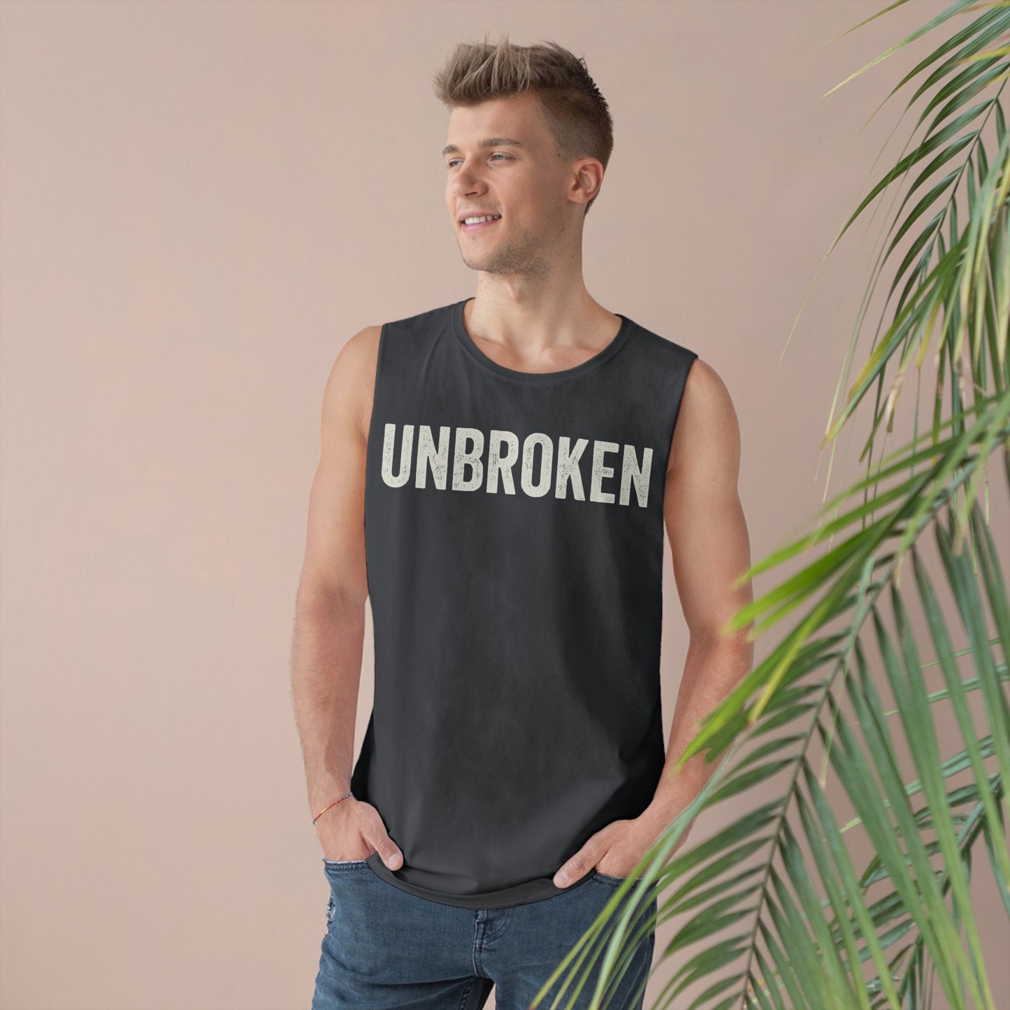 Unisex Unbroken Tank - Motivational Workout Apparel - Riff Raff Wear