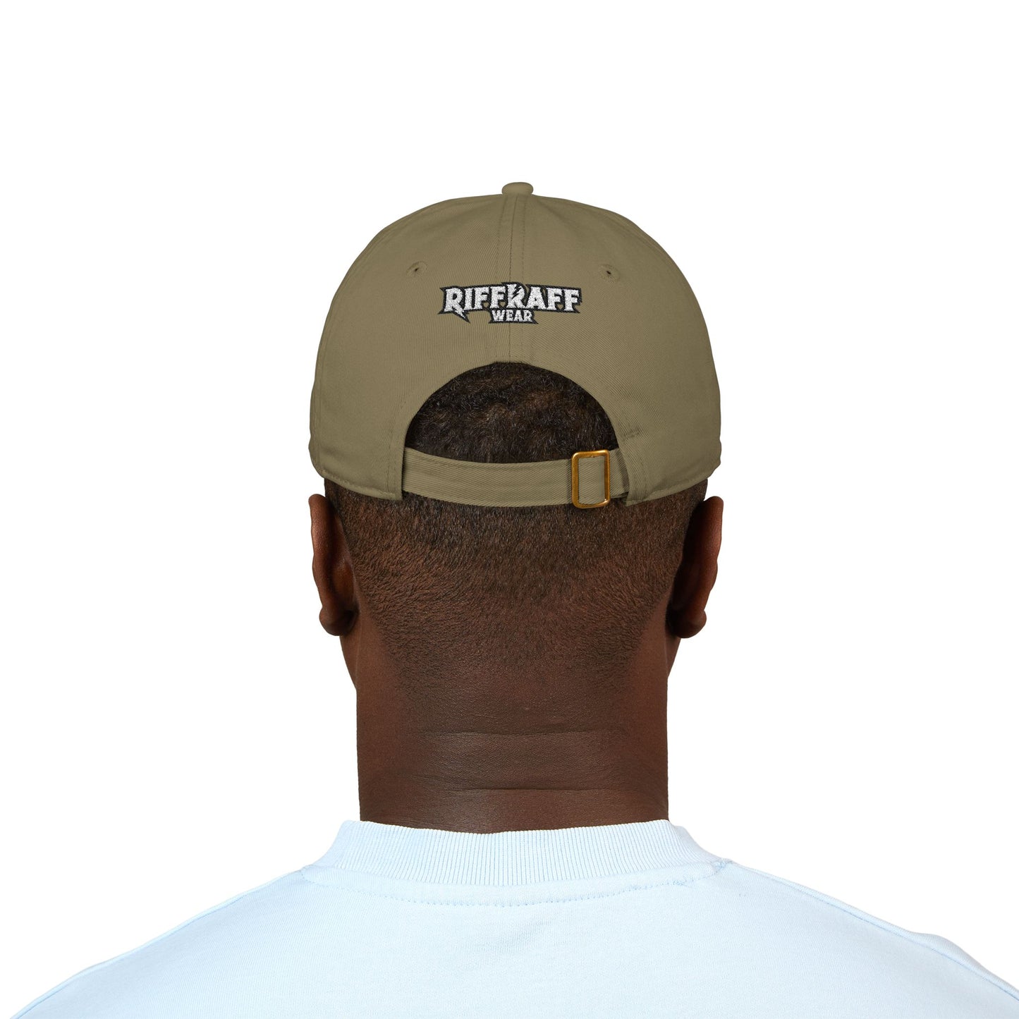 Thunderbolt Embroidered Organic Baseball Cap, Eco-Friendly Hat, Unique Riff Raff Wear