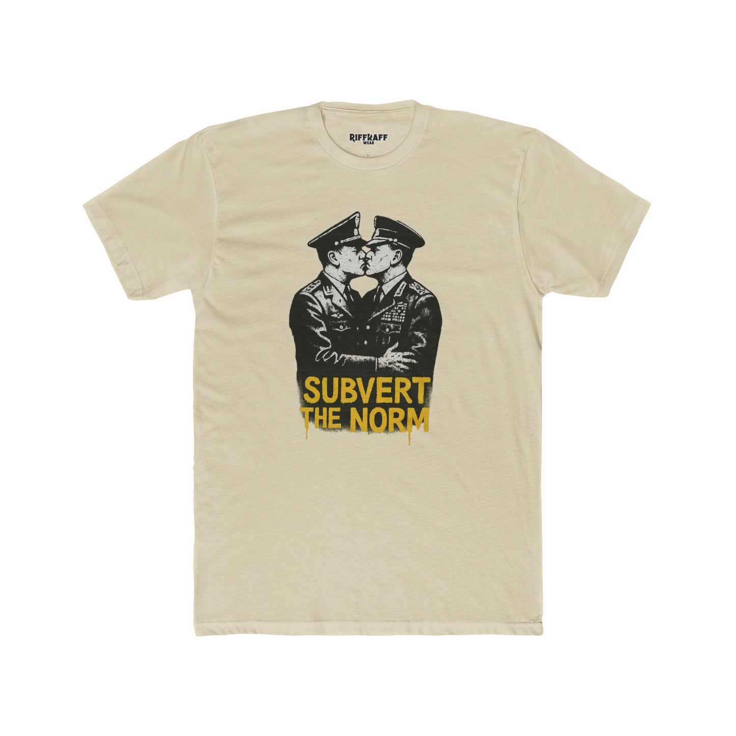 Unisex Cotton Crew Tee - "Subvert The Norm" Riff Raff Wear