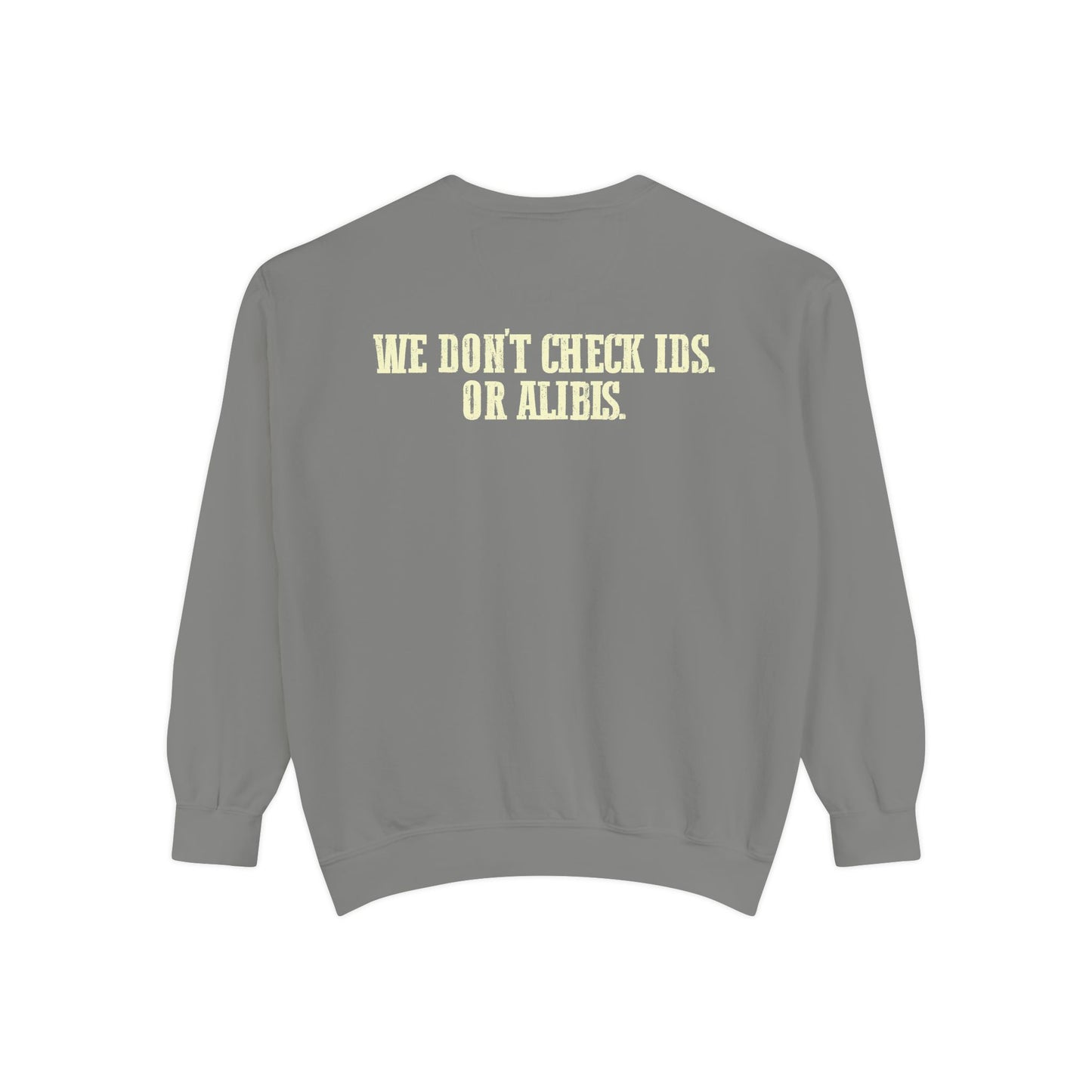 Funny Gator's Bar & Grill Sweatshirt | Unisex Garment-Dyed Crewneck - Riff Raff Wear