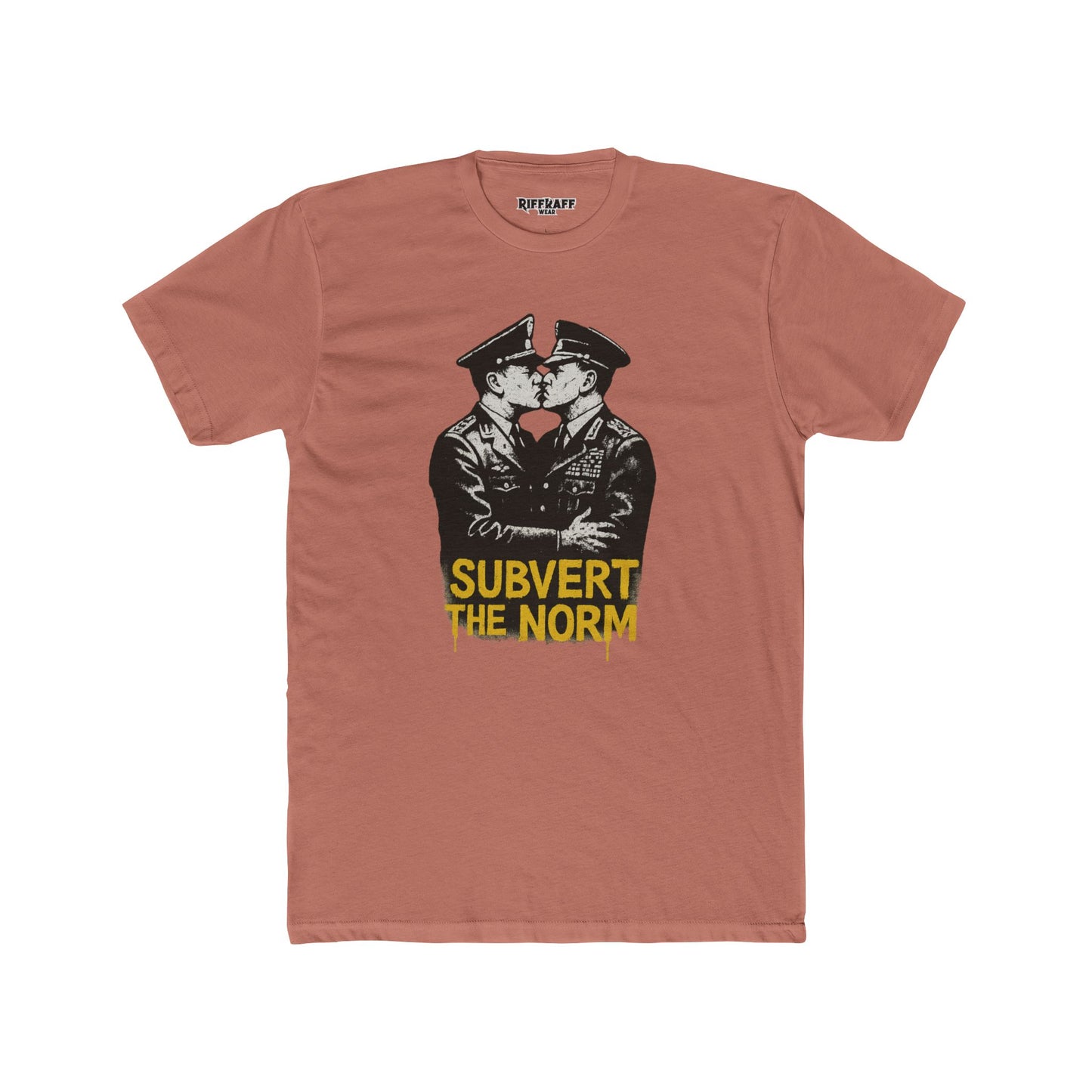 Unisex Cotton Crew Tee - "Subvert The Norm" Riff Raff Wear