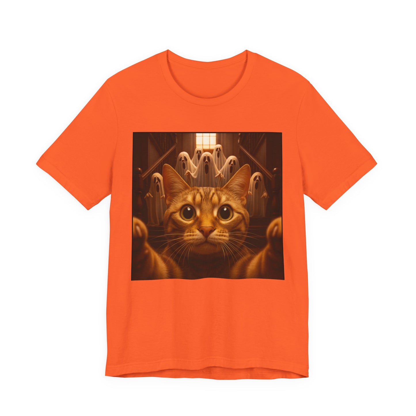 Cat Ghosts Tee Halloween Ready! - Riff Raff Wear