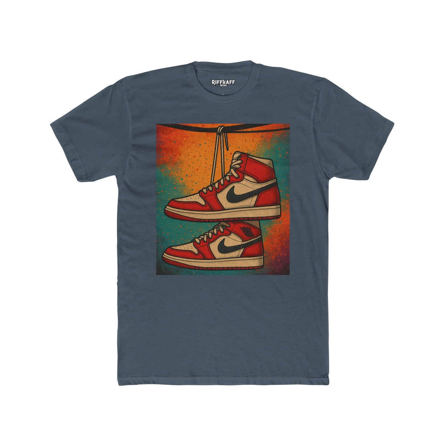 Urban Sneaker Art Tee, Vintage Streetwear, Unisex Graphic T-Shirt - Riff Raff Wear