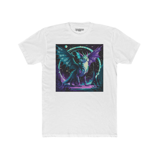 Mystical Dragon Unisex Cotton Crew Tee - Fantasy T-Shirt for Men & Women - Riff Raff Wear