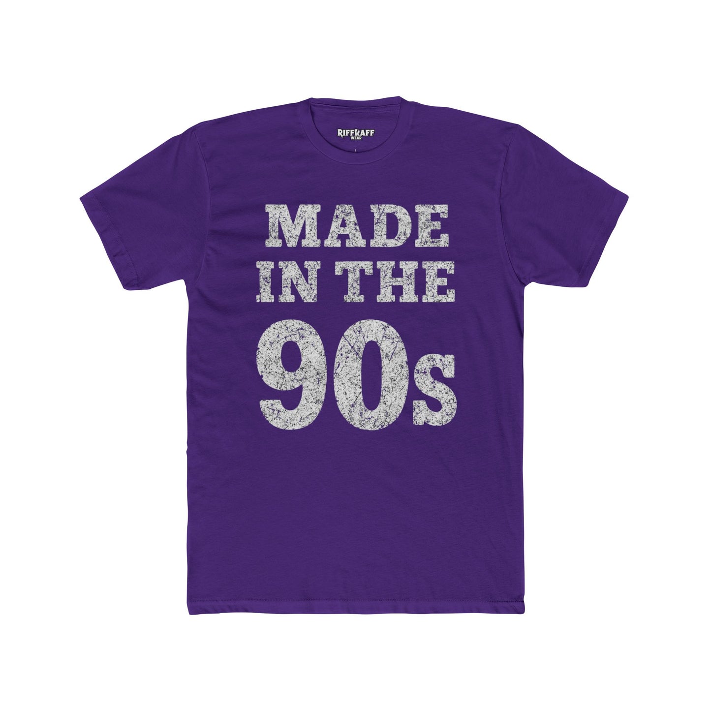 90s Vintage Style Unisex Cotton Crew Tee - Made in the 90s - Riff Raff Wear