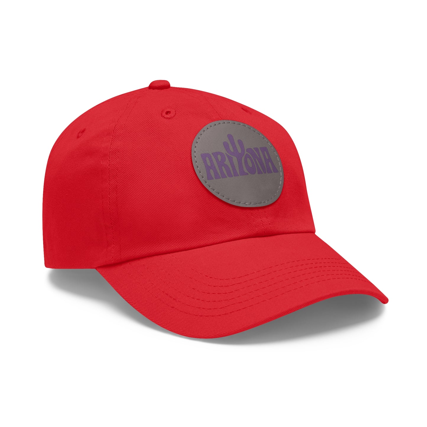 Arizona Dad Hat with Leather Patch - Casual & Stylish Cap