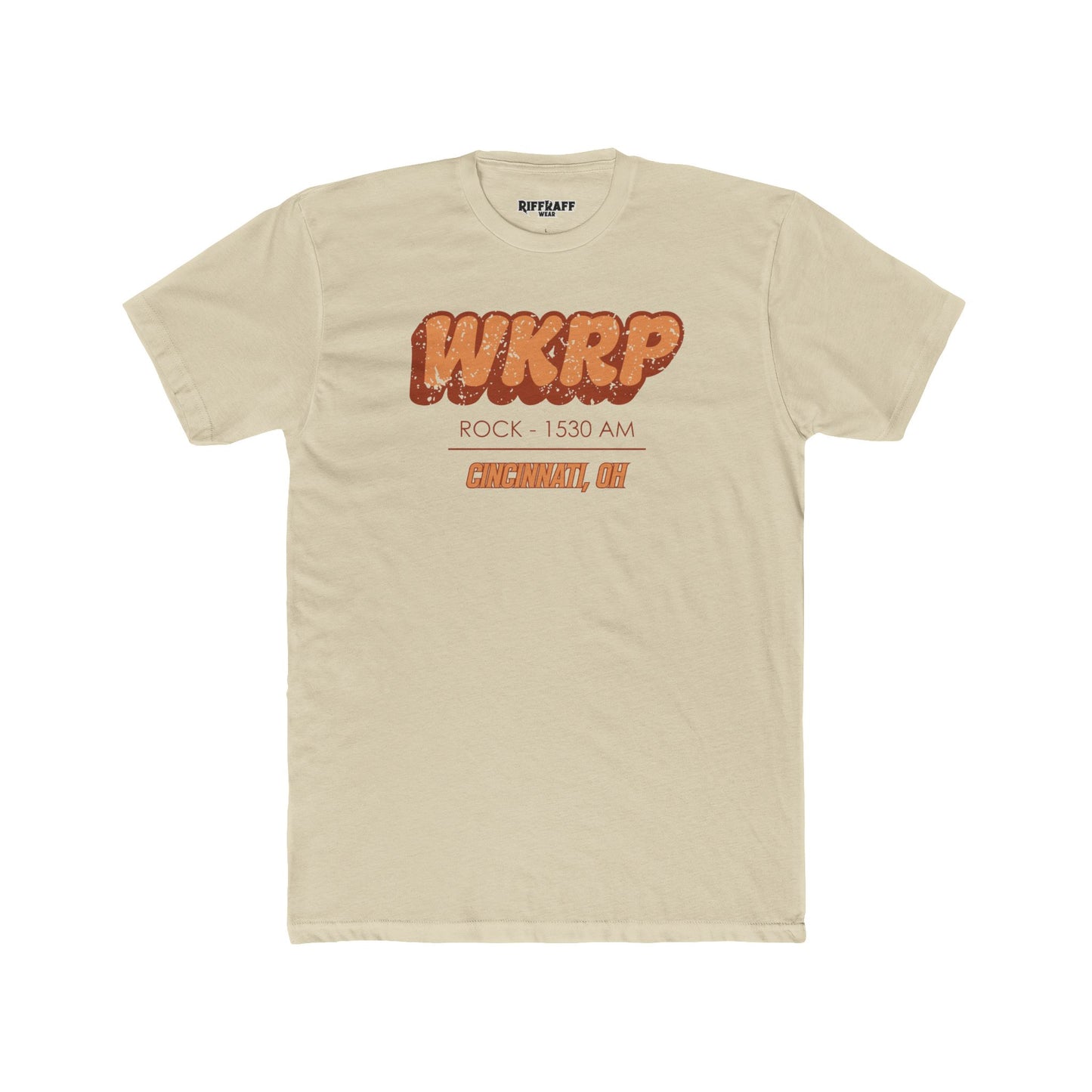 WKRP - Unisex Cotton Crew Tee Riff Raff Wear