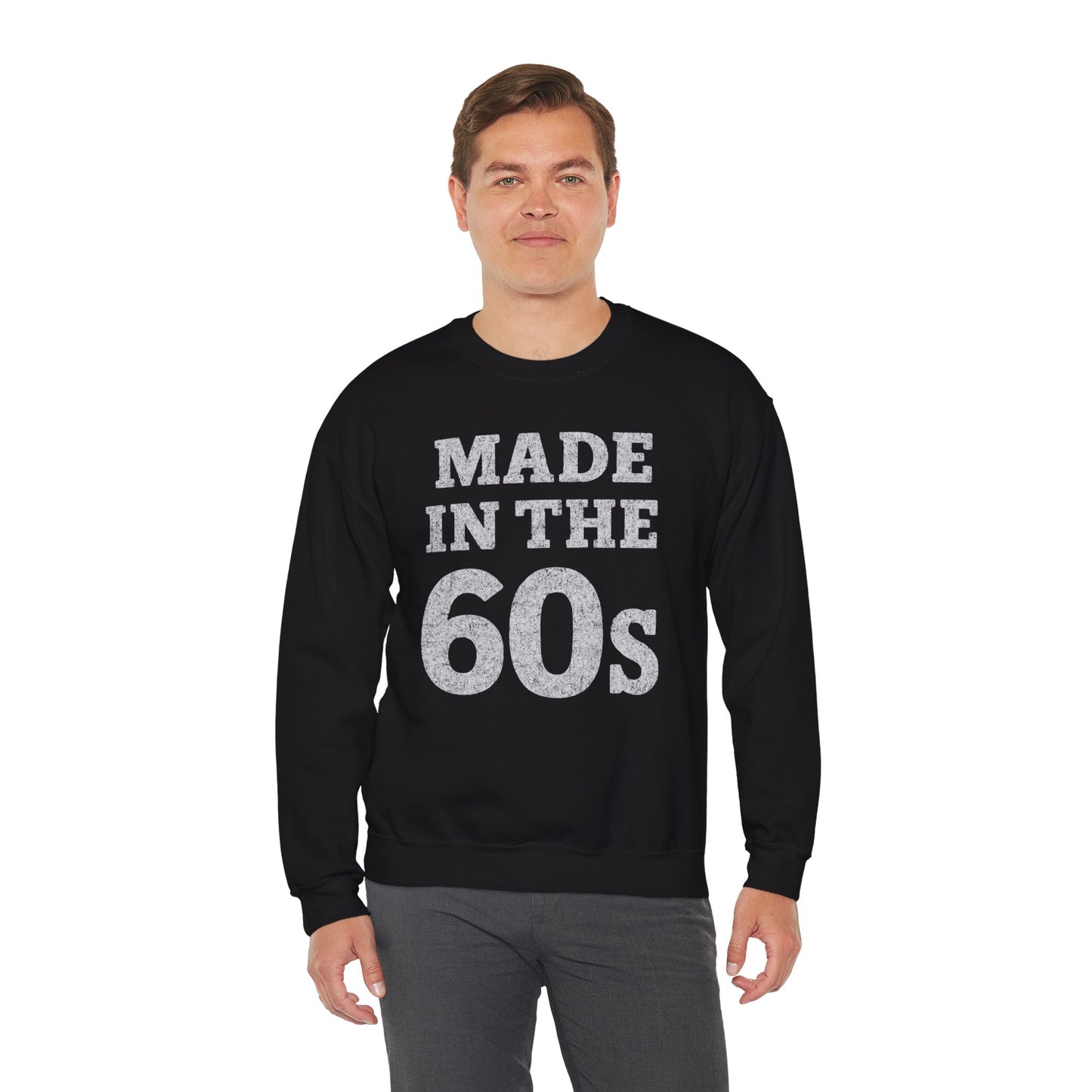 Vintage 60s Crewneck Sweatshirt - Retro Style Made in the 60s - Riff Raff Wear