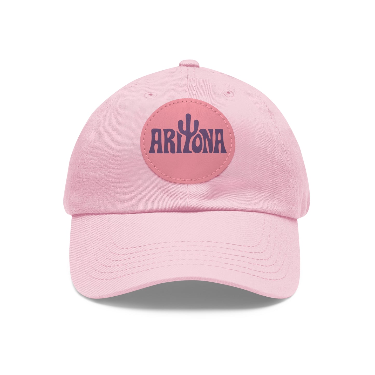 Arizona Dad Hat with Leather Patch - Casual & Stylish Cap