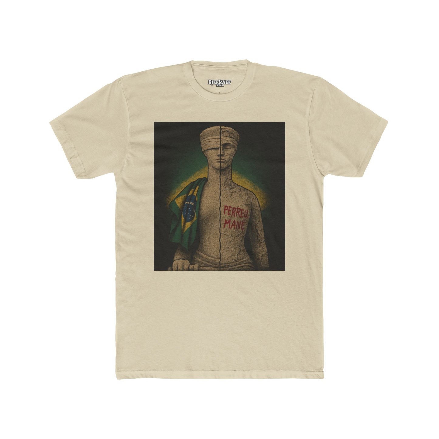 Brazilian Culture Unisex Cotton Crew Tee - Perreu Mane - Riff Raff Wear - Political Art