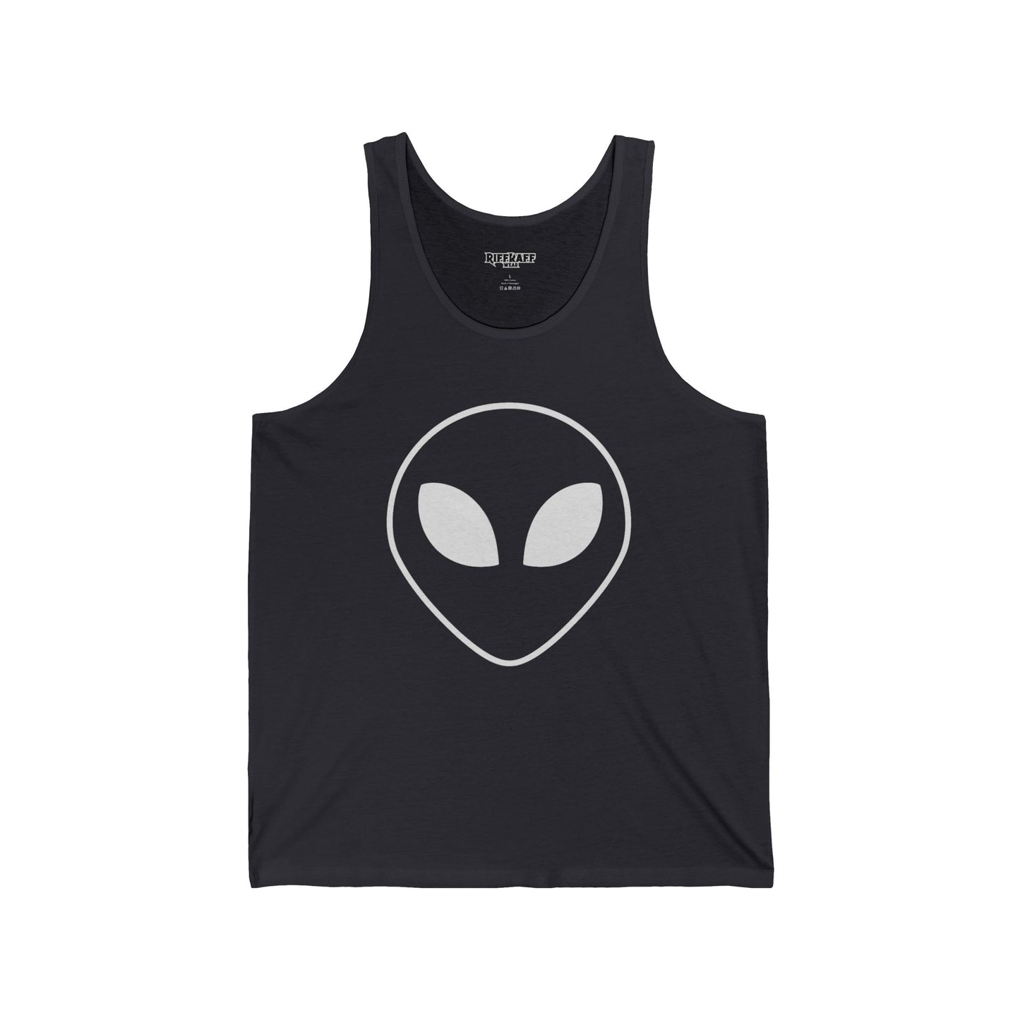 Unisex Jersey Tank with Om Symbol - Spiritual & Relaxed Vibe - Riff Raff Wear