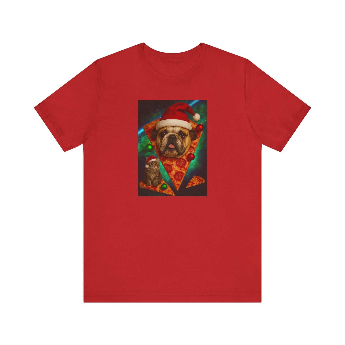Funny Christmas Pug Shirt, Holiday Tee, Pet Lover Gift, Unisex Festive T-Shirts, Cute Animal Apparel, Christmas Party Outfit - Riff Raff Wear