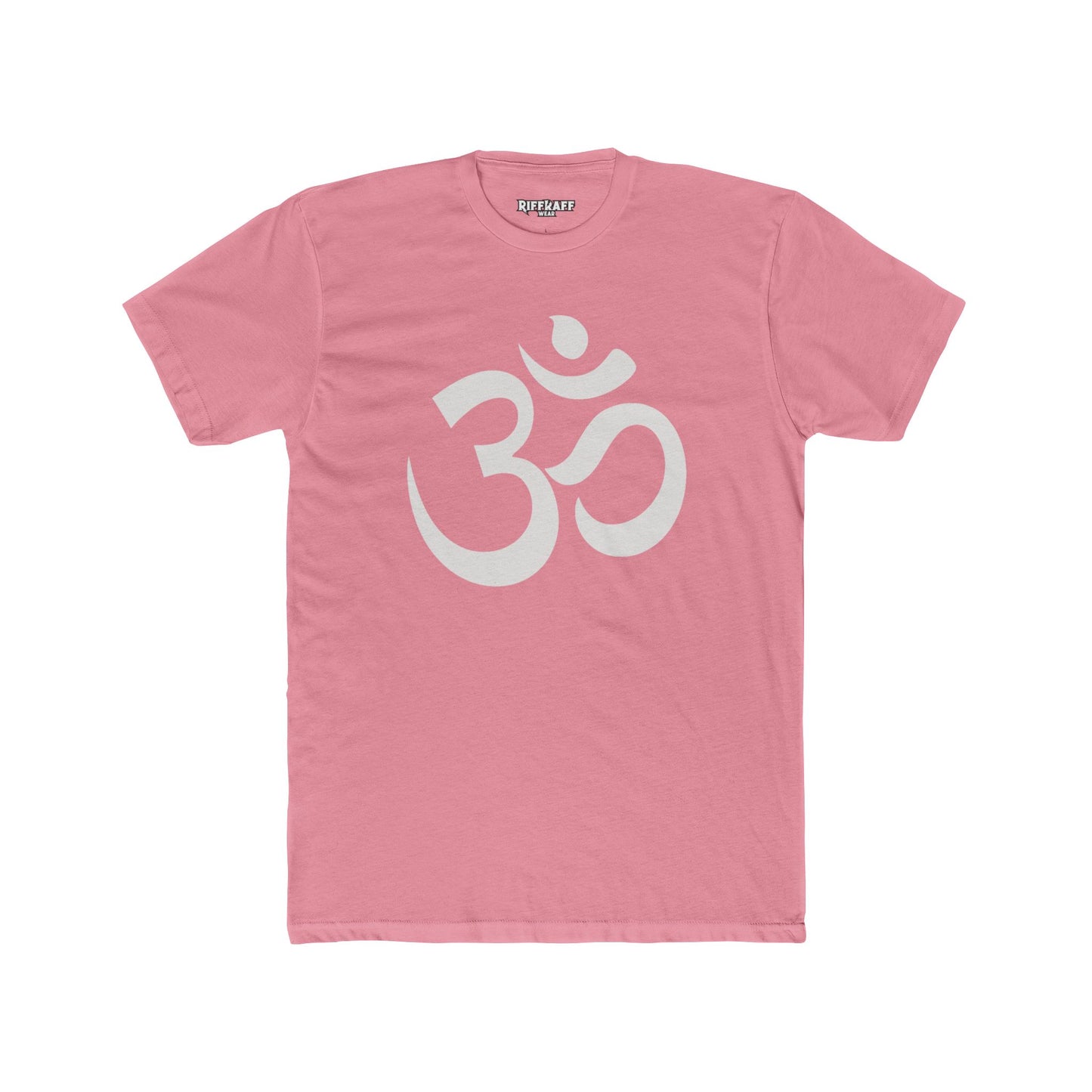 Unisex Cotton Crew Tee - OM od Aum Symbol Spiritual - Riff Raff Wear