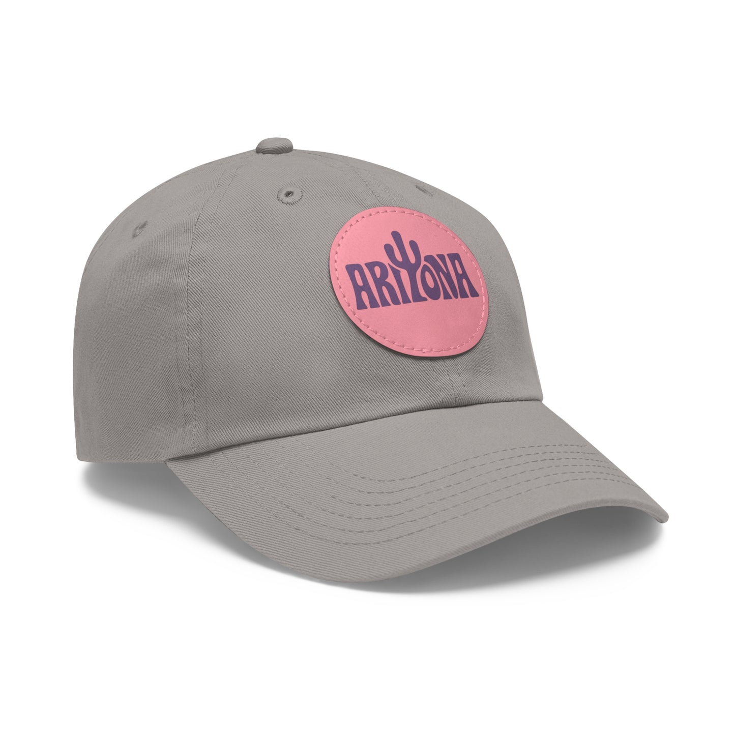 Arizona Dad Hat with Leather Patch - Casual & Stylish Cap