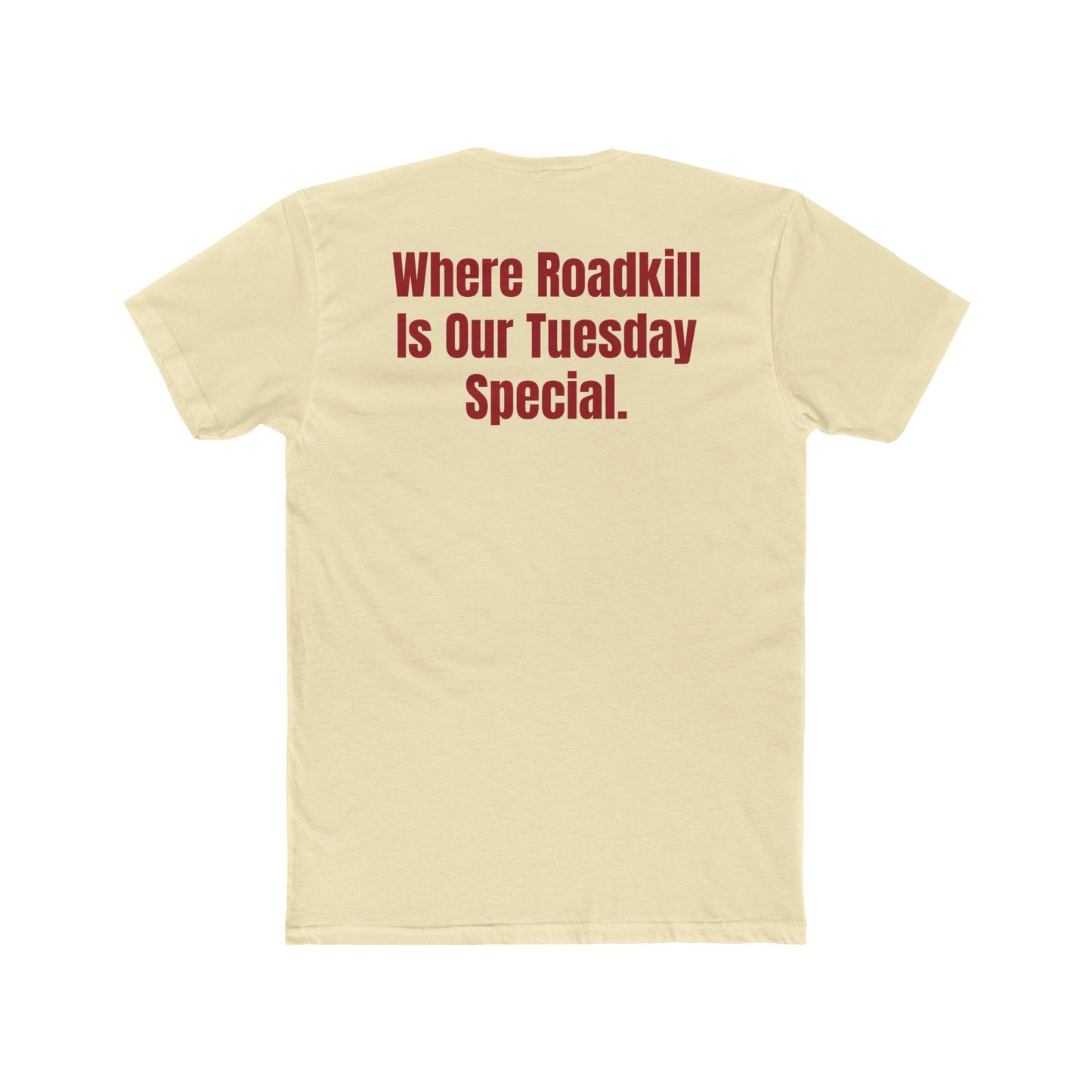 The Screaming Possum Unisex Cotton Crew Tee - Fun & Retro Graphic Shirt - Riff Raff Underground