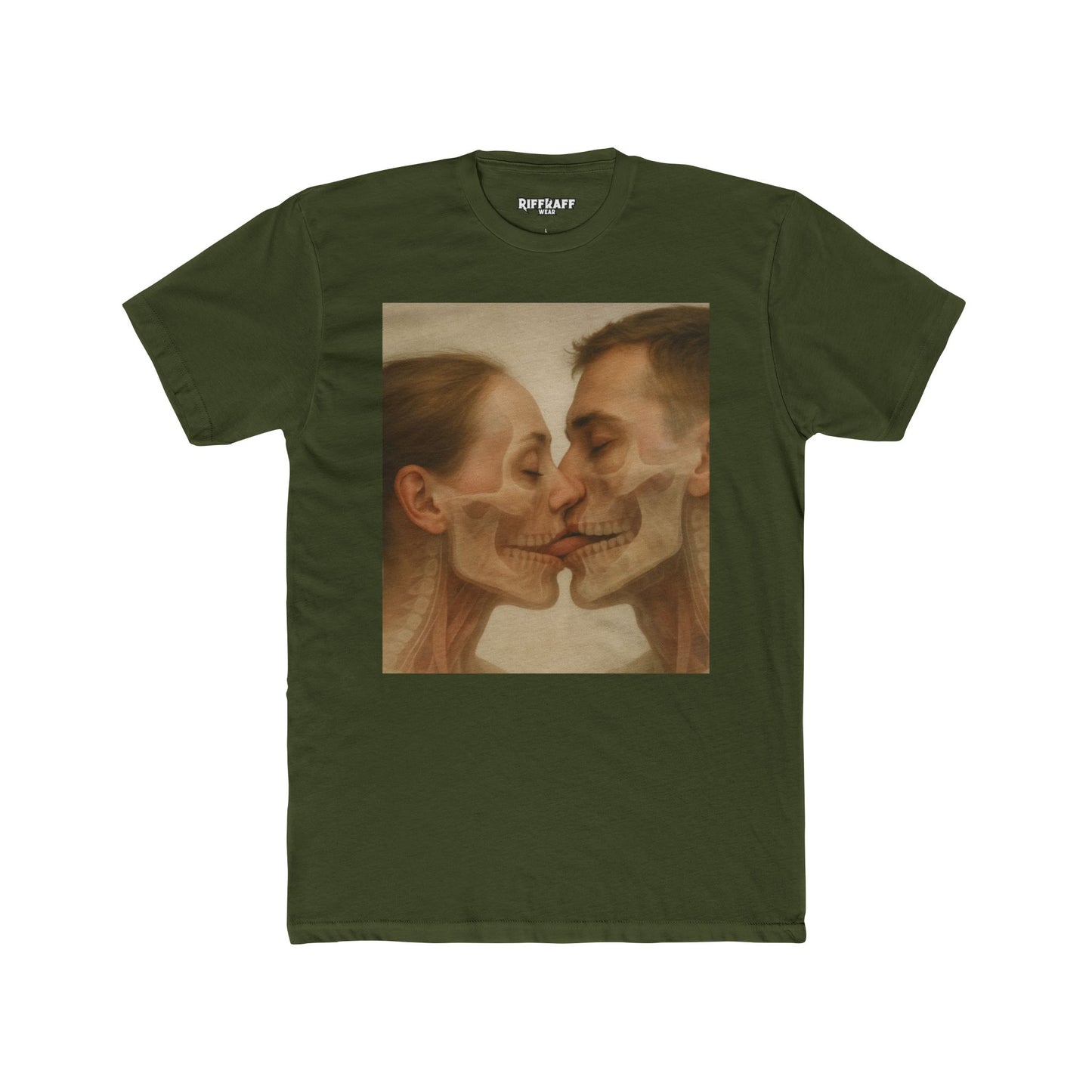 Romantic Skeleton Graphic Tee - Unisex Cotton Crew - Riff Raff Wear
