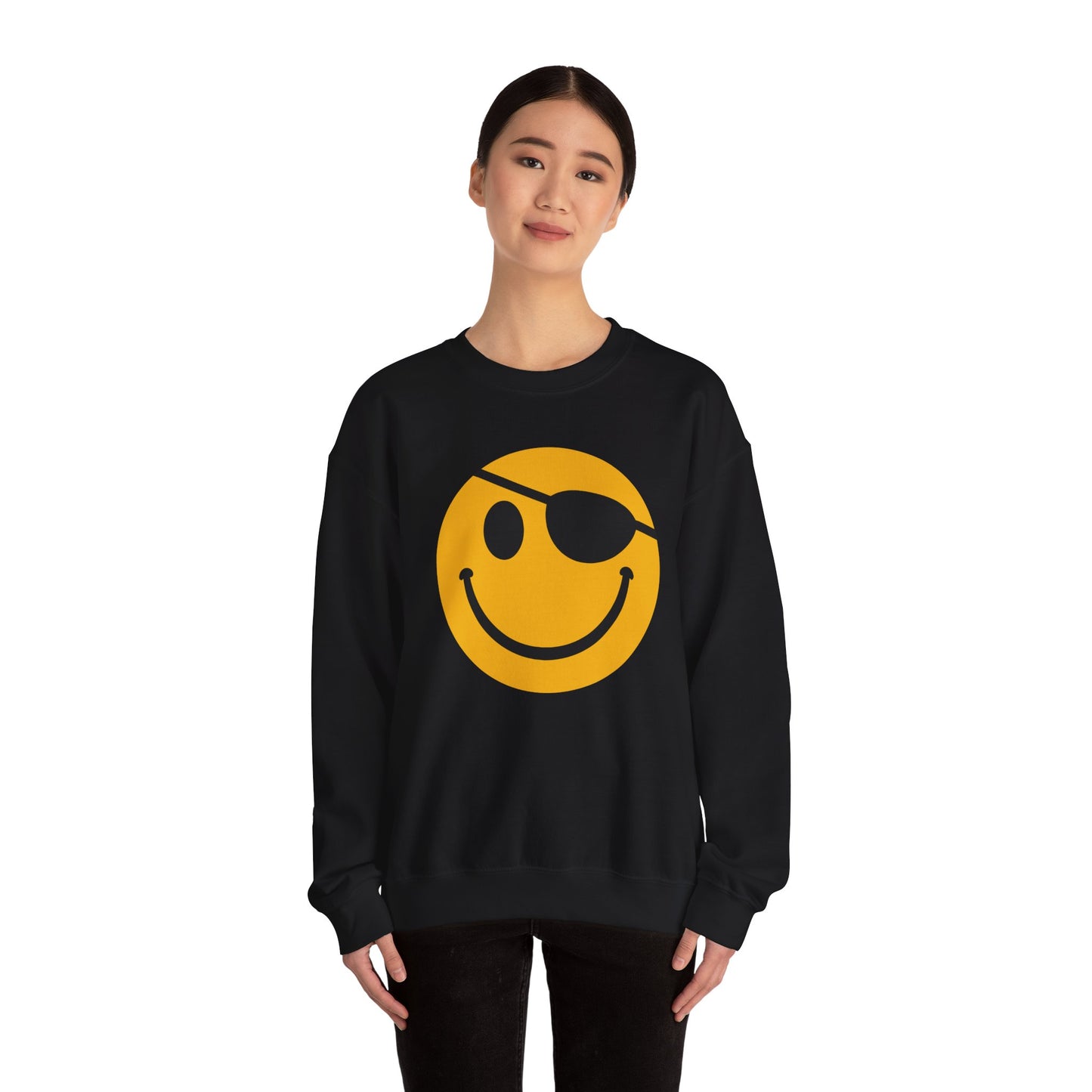 Pirate Smile Crewneck Sweatshirt - Unisex Heavy Blend - Riff Raff Wear