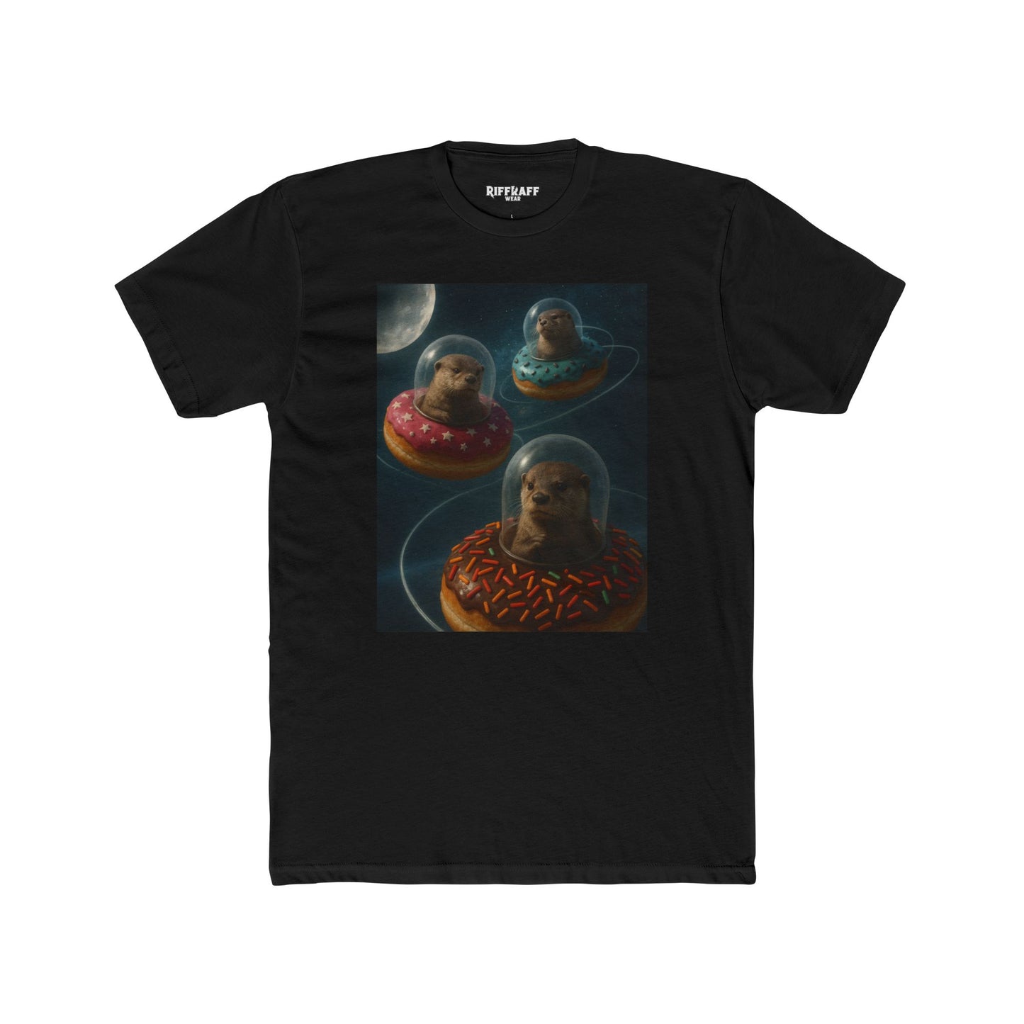Otter Space Unisex Cotton Crew Tee - Riff Raff Wear