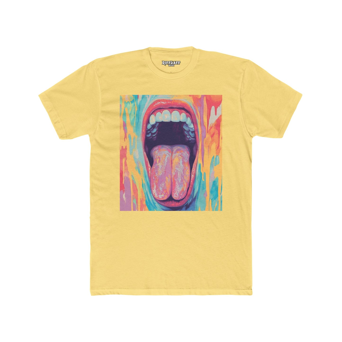 Colorful Expression Graphic Tee - Unisex Cotton Crew Mouth - Riff Raff Wear