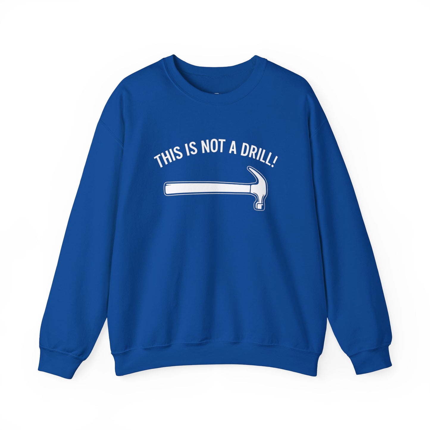 Humorous DIY Crewneck Sweatshirt - Funny Gift for Handyman, Home Improvement Lover, Casual Wear, Birthday, Unique Gift Idea - Riff Raff Wear