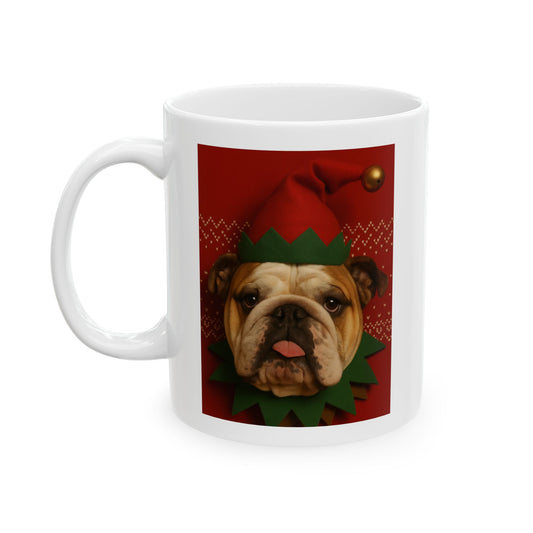 Festive Ceramic Mug - Perfect for Holiday Cheer, Gift for Coffee Lovers, Christmas Mug, Tea Lovers, Seasonal Drinkware - Riff Raff Wear