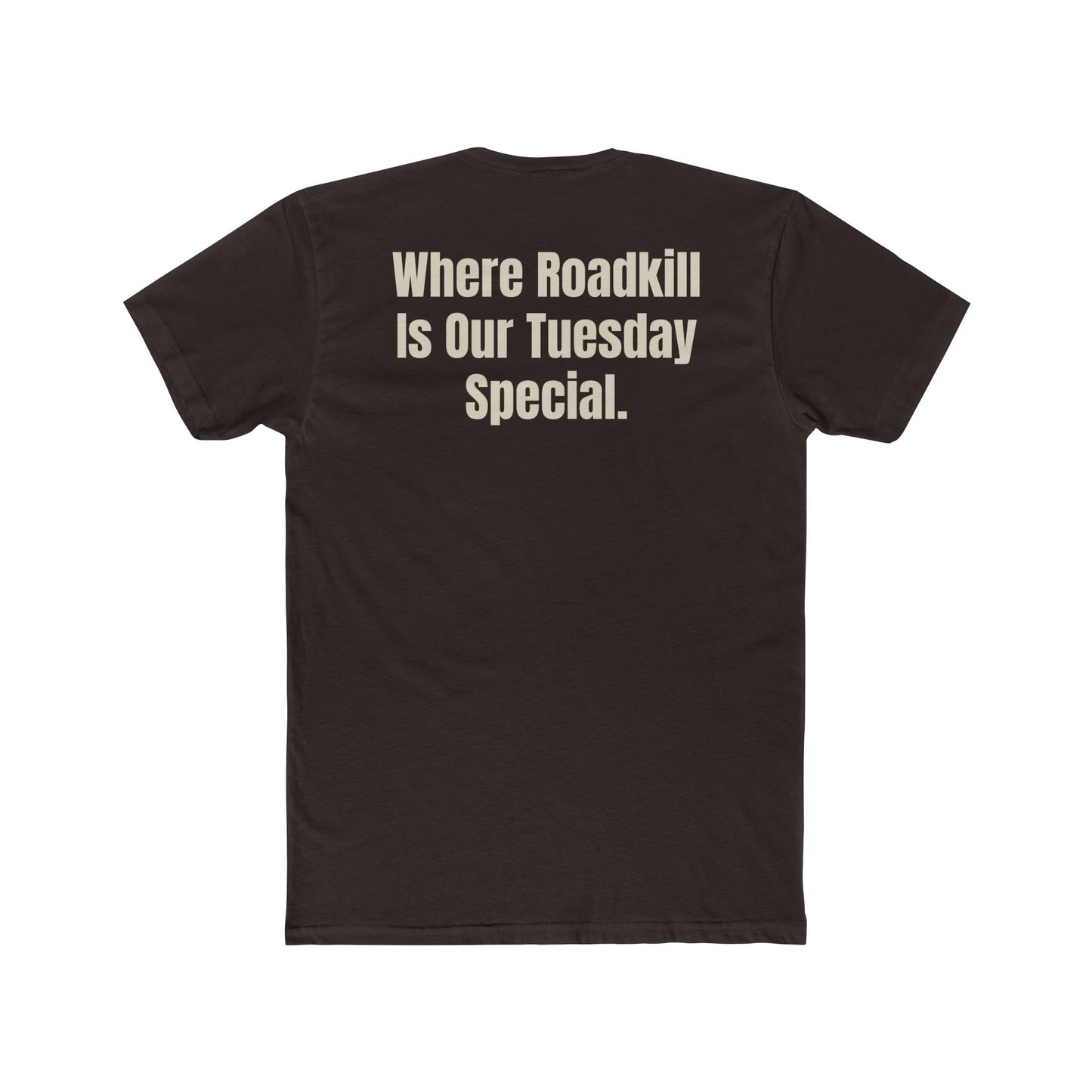 The Screaming Possum Unisex Cotton Crew Tee - Fun & Retro Graphic Shirt - Riff Raff Underground