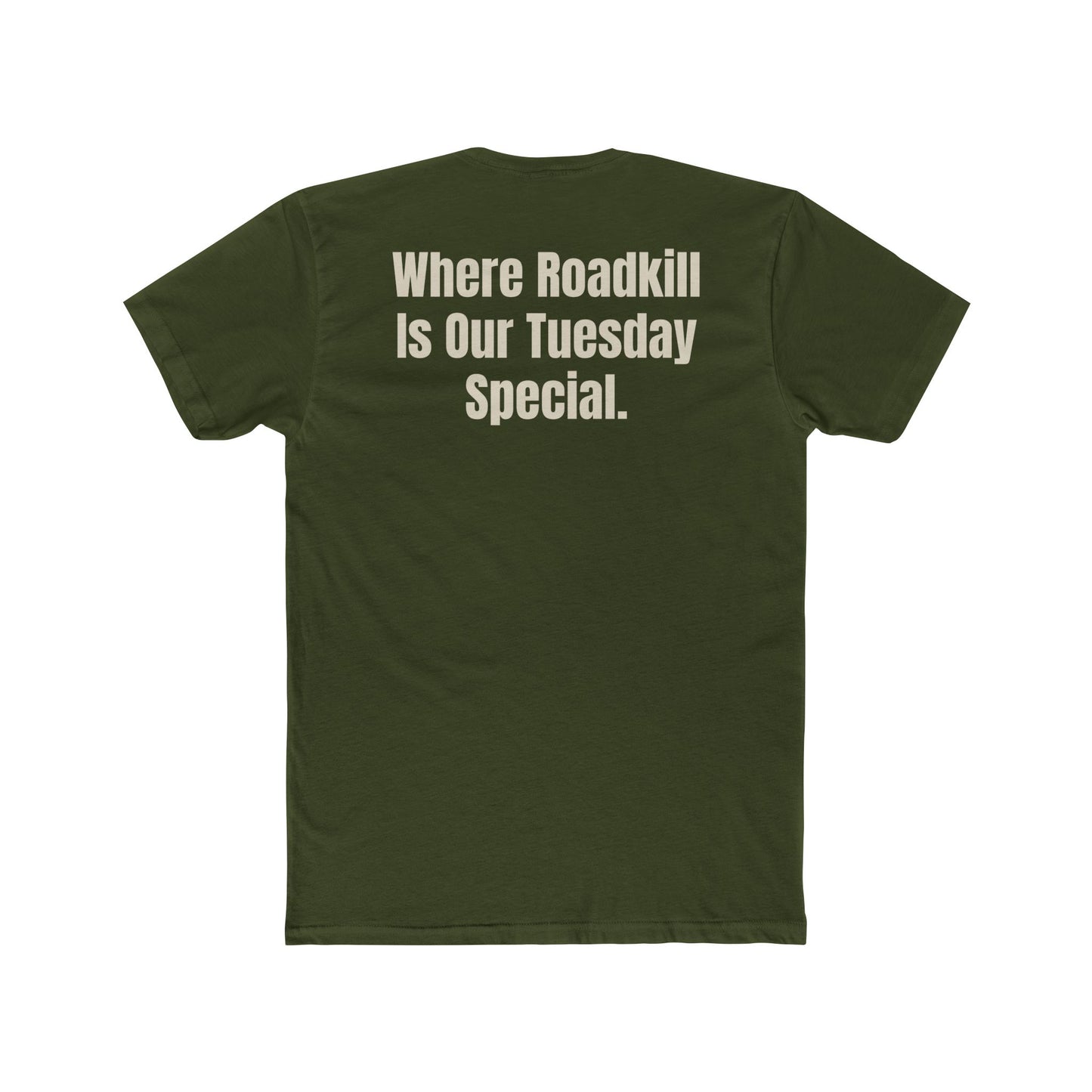 The Screaming Possum Unisex Cotton Crew Tee - Fun & Retro Graphic Shirt - Riff Raff Underground