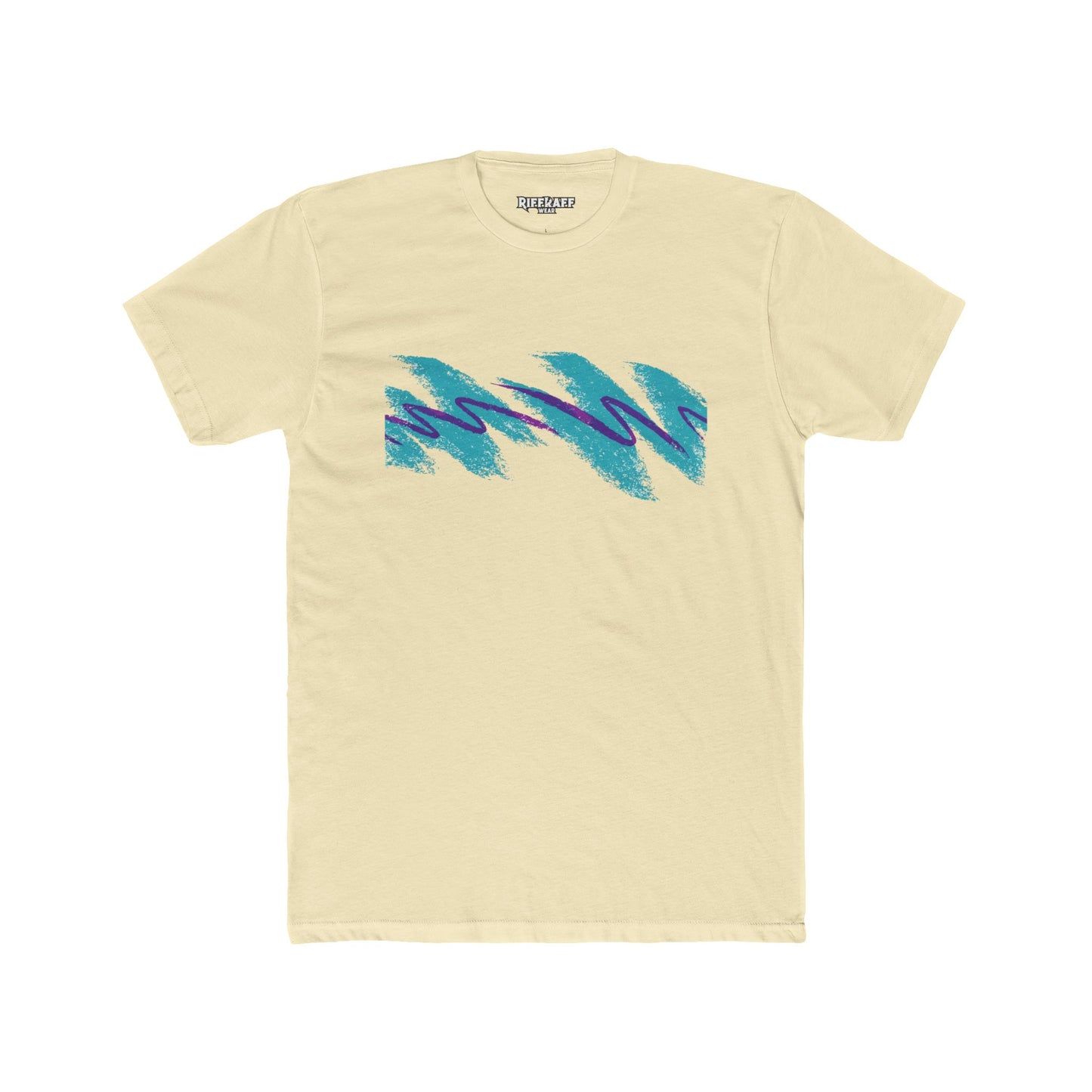 Retro Wave Unisex Cotton Crew Tee - Perfect for Casual Vibes - Riff Raff Wear